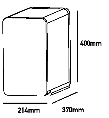 Reverzná osmóza AQUA CUBE rozmery